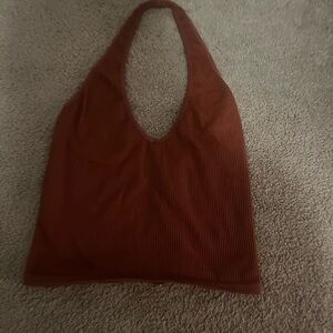Urban outfitters coral halter top